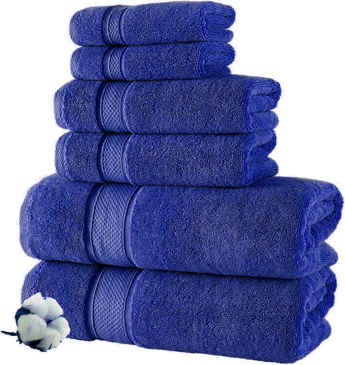 Luxury Egyptian Cotton Towel Set 800GSM - Soft and Absorbent